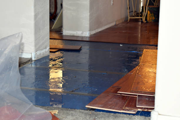 Professional Water Extraction technician working in Midland, PA